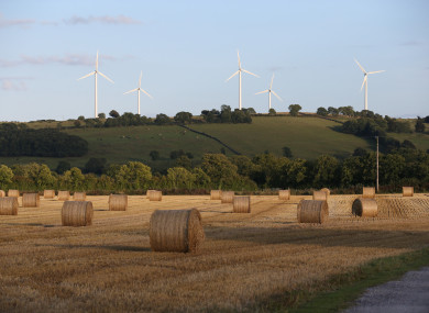 File photo of hay bales.