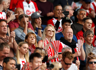 Southampton supporters (file pic).