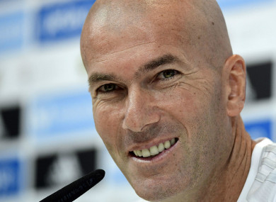 Zinedine Zidane has impressed since taking over as Real Madrid boss.