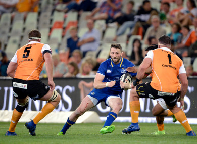 Barry Daly scored a hat-trick but Leinster slipped to defeat.