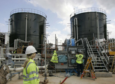 File photo of the processing plant at Bellanaboy in north Mayo.