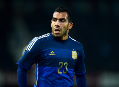 Carlos Tevez (file pic).