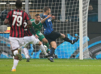 Inter striker Mauro Icardi