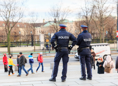 Police in Vienna, Austria.