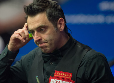 Ronnie O'Sullivan (file pic).