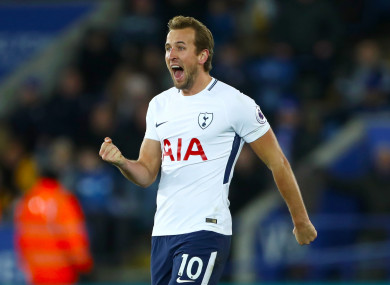 Harry Kane celebrates (file pic).