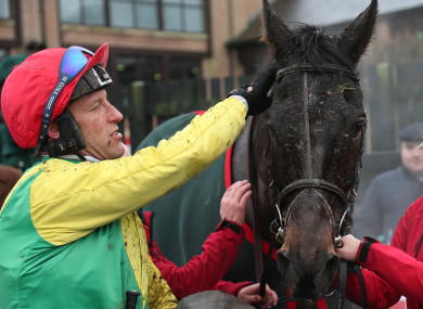 Robbie Power and Sizing John after victory at Punchestown.