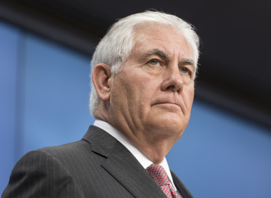 US Secretary of State Rex Tillerson
