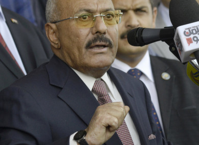 File photo of ex-president Ali Abdullah Saleh who is reported to have been killed today.