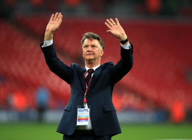 Louis Van Gaal (file pic).