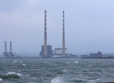 Rough seas near Clontarf.