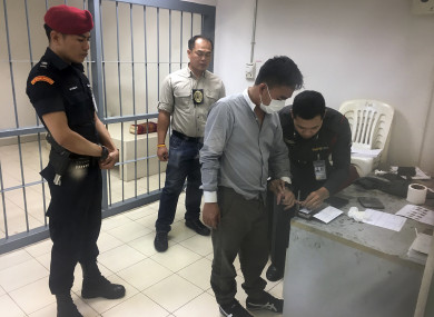 Police process suspected wildlife trafficker Boonchai Bach