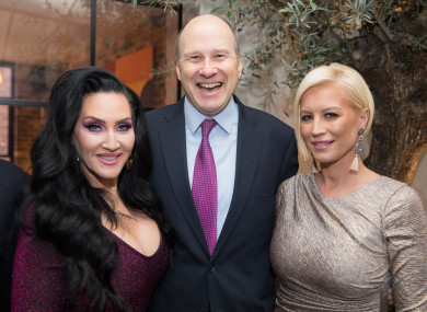 Michelle Visage and Denise Van Outen of Ireland's Got Talent, alongside Ivan Yates.