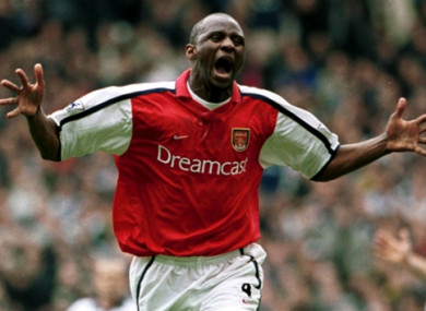Former Arsenal captain Patrick Vieira.