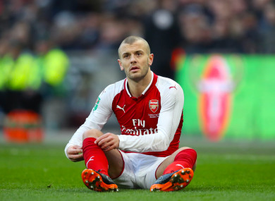 Arsenal's Jack Wilshere.