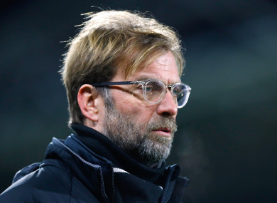 Jurgen Klopp (file pic).