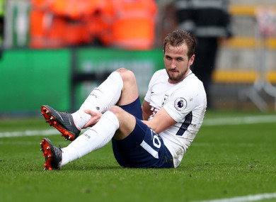 Harry Kane could be out of action for six weeks.