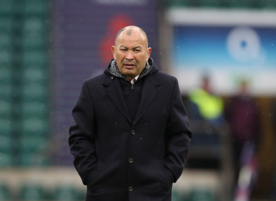 England head coach Eddie Jones.