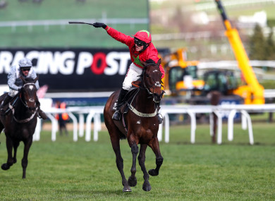 Kilbricken Storm takes the Albert Bartlett.