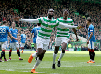 20-year-old Odsonne Edouard was in fabulous form for Celtic today.