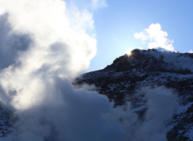 Mount Io in Hokkaido, Japan