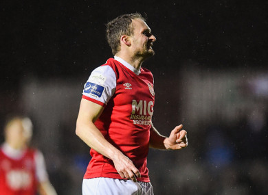Conan Byrne scored a first-half penalty for St Pat's.