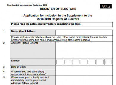 RFA2 form