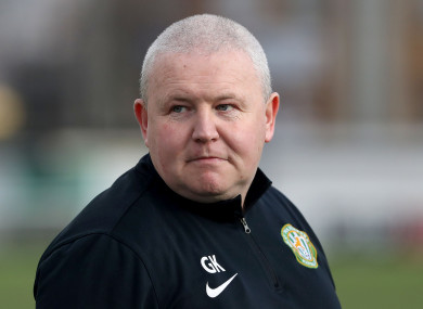 Graham Kelly was appointed as caretaker boss of Bray last month.