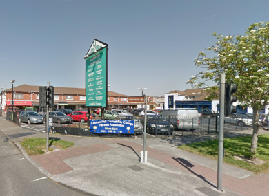 The Laurel Lodge shopping centre.