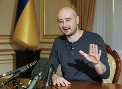Russian journalist Arkady Babchenko