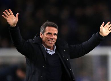Gianfranco Zola (file pic).