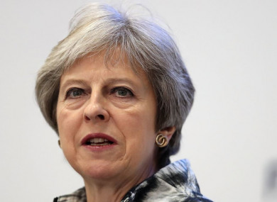 British Prime Minister Theresa May