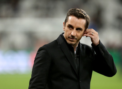 Gary Neville (file pic).