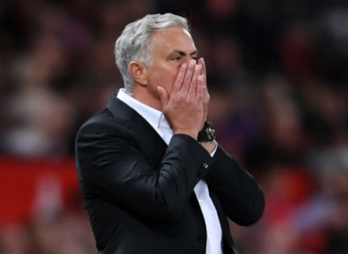 No one is happy, admits the Old Trafford boss.
