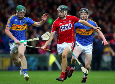 Cork's Mark Coleman in action against the Tipperary rearguard.
