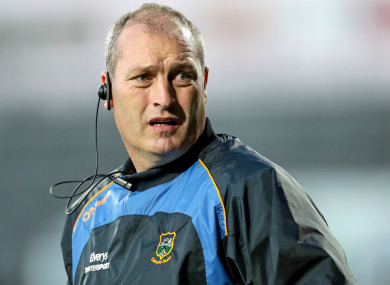 Tipperary manager Liam Cahill during last night's All-Ireland U21 semi-final against Galway.