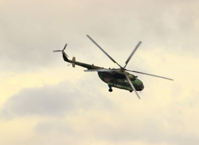 File photo - A military MI-8 helicopter