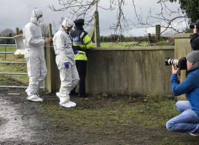 File photo, Garda Forensic team at scene of fatal stabbing in Edenderry County Offaly