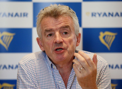 Ryanair CEO Michael O'Leary.
