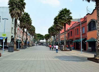 Garibaldi Plaza in Mexico City.