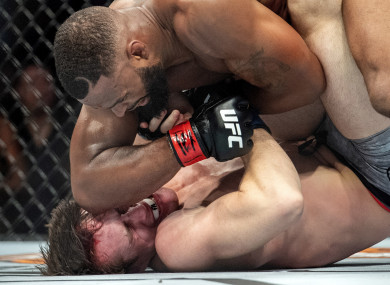 Woodley: first fight since July 2017.