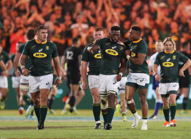 The Boks suffered an agonising late defeat to the All Blacks on Saturday.