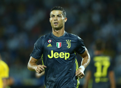 The footballer now plays for Juventus in Italy