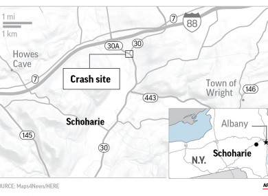 State police say 20 people died in a crash in upstate New York that local officials say involved a limousine near a crowded tourist spot.