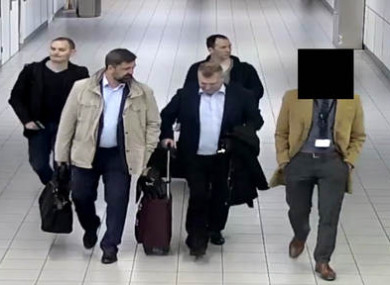 The four men flew into Schiphol Airport.