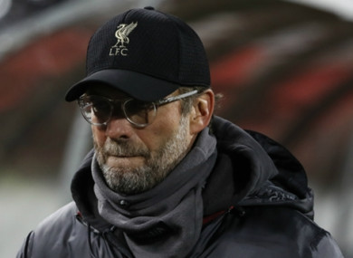 Jurgen Klopp (file pic).