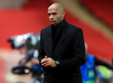 Monaco remain winless under Thierry Henry.