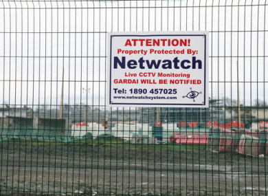 Builders had stopped working on a new development of social houses in Clondalkin, Dublin, following reports of intimidation and anti-social behaviour.