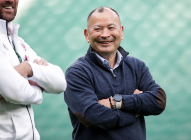 England head coach Eddie Jones pictured before Saturday's defeat to New Zealand at Twickenham.
