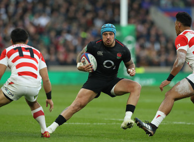 Nowell in action against Japan earlier this month.